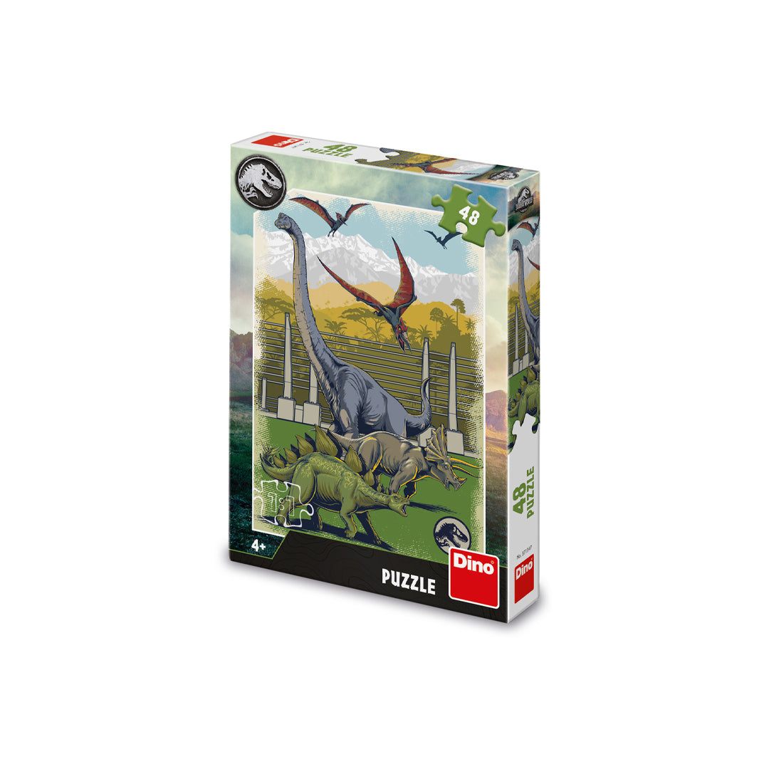 Dino Svet iz doba Jure puzzle, puzzle 48 delova, slagalica sa dinosaurusima, Jurassic World puzzle, dinosaurusi puzzle za decu, praistorijske životinje slagalica, puzzle za decu 4 godine, Dino puzzle za decu, dečije slagalice, edukativne igračke, slagalica dinosaurus, poklon za ljubitelje dinosaurusa, puzzle praistorijski svet, igračka sa dinosaurusima
