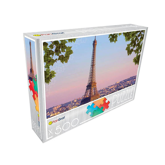 Pan-Graf Pariz puzzle, puzzle 500 delova, Pariz slagalica, Ajfelov toranj puzzle, Eiffel Tower slagalica, puzzle Francuska, gradski pejzaž puzzle, znamenitosti Pariza, Pan-Graf puzzle 500, slagalice za odrasle, puzzle za stariju decu, romantični Pariz puzzle, dekorativna slagalica, poklon za ljubitelje puzzli, putovanja puzzle