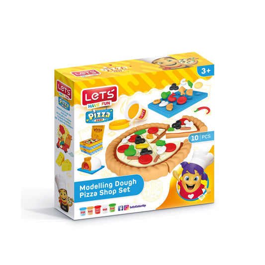 set plastelina pizza, Pizza Shop set za decu, plastelin za pravljenje pice, kreativni set za decu, plastelin sa kalupima, set za modeliranje 10 delova, igračka picerija, plastelin sa dodacima, dečji set za pravljenje hrane, edukativne igračke za decu, igračke za razvoj motorike, kreativne igračke 3+, poklon za decu