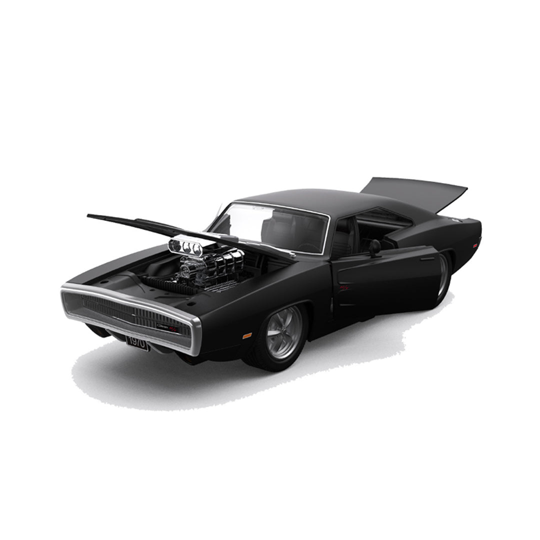 Rastar Dodge Charger, 1970 Dodge Charger R/T, Dodge Charger igračka, metalni automobil 1:36, Rastar automobil 1:36, metalni autić za decu, kolekcionarski model automobila, Dodge Charger metalni model, automobil sa vratima koja se otvaraju, model sa haubom i prtljažnikom, američki muscle car igračka, crni Dodge Charger, licencirani model automobila, die cast automobil, poklon za ljubitelje automobila
