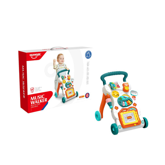 muzička šetalica, šetalica za bebe, Huanger šetalica, šetalica 6M+, šetalica za prve korake, interaktivna igračka za bebe, edukativna šetalica, igračka za razvoj motorike.