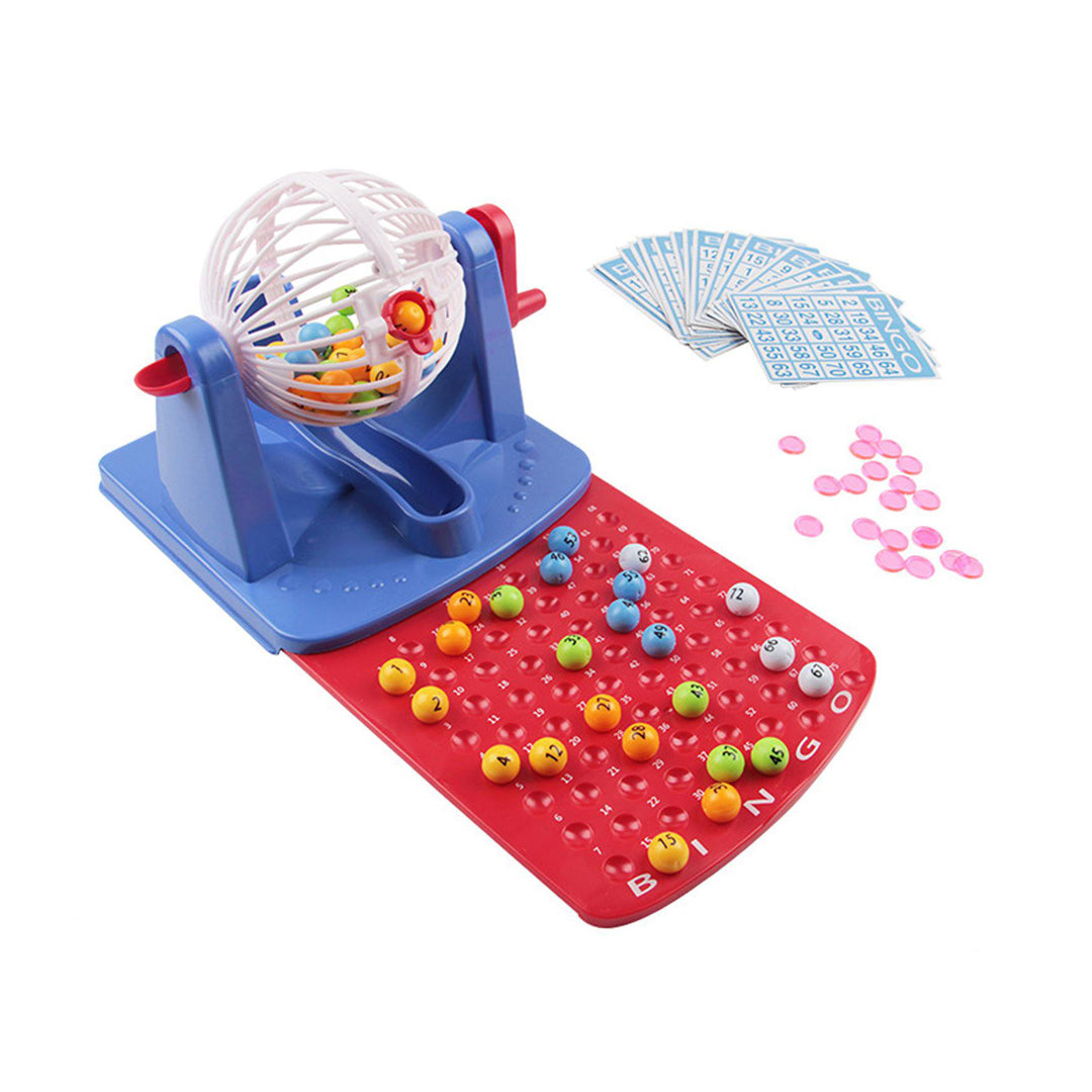 Bingo društvena igra, društvena igra za porodicu, igra sa brojevima, bingo sa kuglicama, igra sa bubnjem, porodična društvena igra, igra za više igrača, bingo kartice, igra koncentracije, igra prepoznavanja brojeva, zabavna igra za decu, društvene igre za decu, poklon za decu