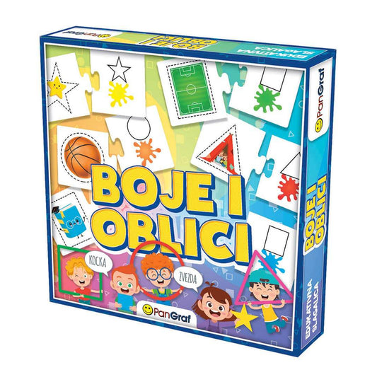 Boje i oblici slagalica, edukativna slagalica za decu, igra za učenje boja, igra za učenje oblika, puzzle sa geometrijskim oblicima, didaktička igračka, edukativne kartice za decu, slagalica za predškolce, igra za razvoj logike, igra za razvoj koncentracije, učenje kroz igru, edukativne igračke za mališane, poklon za decu