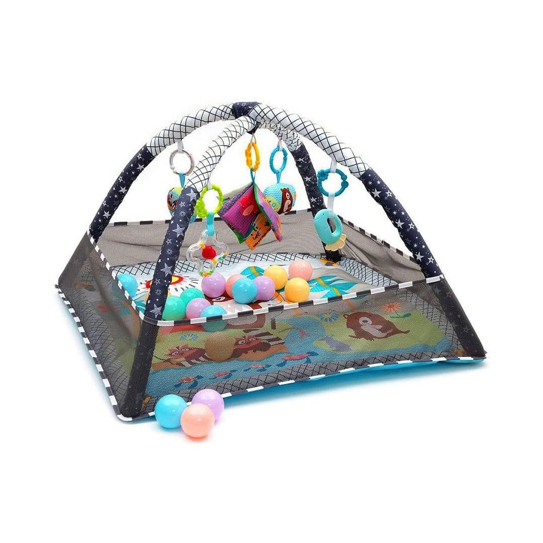 bebi gimnastika, gimnastika za bebe, podloga za bebe, podloga za igru, bebi podloga sa igračkama, bebi gimnastika sa lopticama, activity gym za bebe, baby play mat, podloga sa lukovima, igračke za bebe, razvojna podloga za bebe, edukativne igračke za bebe, poklon za bebu