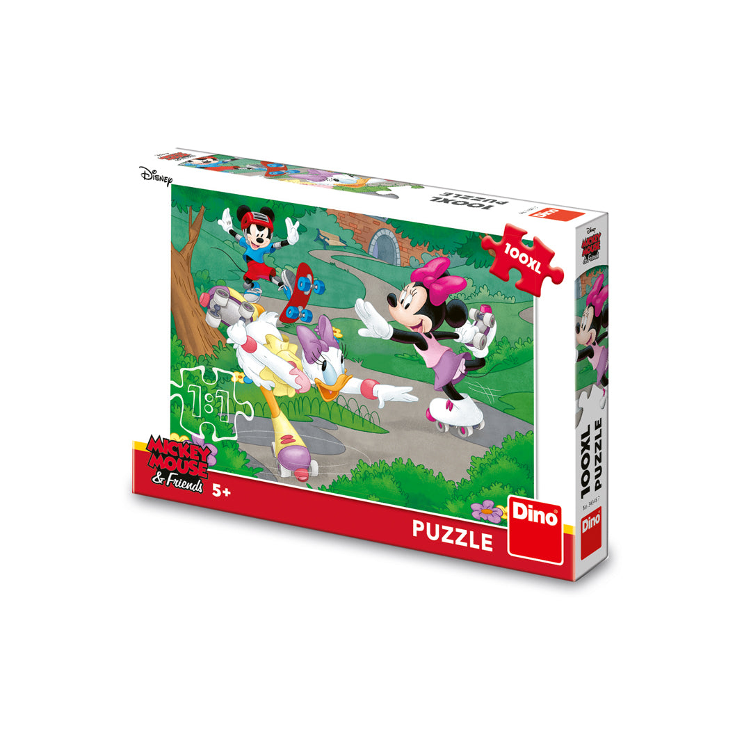 Dino Minnie puzzle, Mini Maus slagalica, puzzle 100 XL delova, Disney puzzle za decu, Mini sportistkinja puzzle, Minnie Mouse slagalica, Mickey Mouse and Friends puzzle, Deizi Patka slagalica, puzzle za decu 5 godina, dečije slagalice, edukativne igračke, sportske puzzle za decu, Dino Disney puzzle, poklon za devojčice, XL puzzle za decu