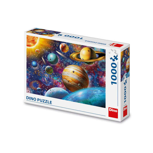 Dino Planete puzzle, puzzle 1000 delova, slagalica planete, puzzle svemir, svemirske puzzle, slagalica Sunčev sistem, puzzle za odrasle, puzzle za stariju decu, Dino puzzle 1000 delova, slagalica sa planetama, astronomija puzzle, kosmos puzzle, edukativna slagalica, poklon za ljubitelje svemira, slagalice za odrasle