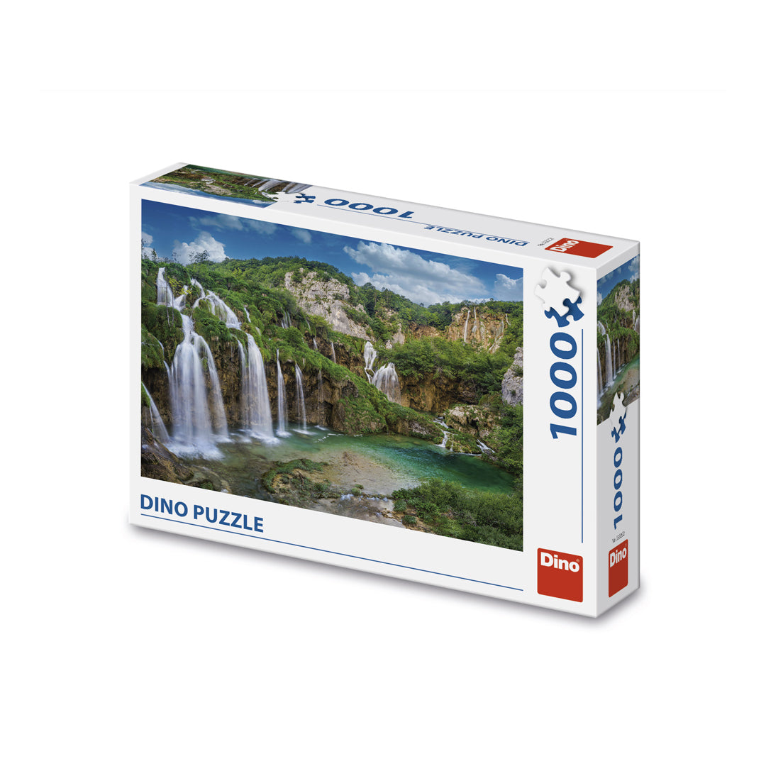 Dino Plitvice puzzle, Plitvička jezera slagalica, puzzle 1000 delova, Dino puzzle za odrasle, puzzle sa vodopadima, slagalica sa prirodom, Plitvice puzzle 1000 delova, pejzaž puzzle, puzzle sa jezerom, zahtevne puzzle, slagalice za odrasle, priroda slagalica, Dino slagalica 1000 delova, poklon za ljubitelje puzzli, puzzle Hrvatska
