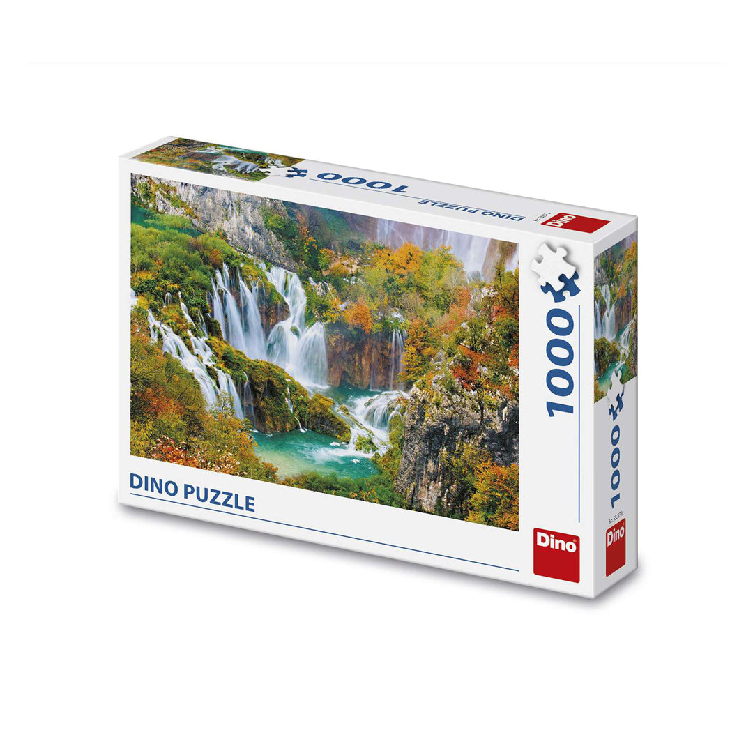 Dino Plitvička jezera puzzle, puzzle 1000 delova, slagalica Plitvička jezera, Dino puzzle za odrasle, puzzle sa vodopadima, slagalica sa prirodom, pejzaž puzzle, puzzle Hrvatska, zahtevne puzzle, slagalice za odrasle, edukativne slagalice, poklon za ljubitelje puzzli, priroda puzzle 1000 delova, Plitvice puzzle, Dino slagalica 1000 delova