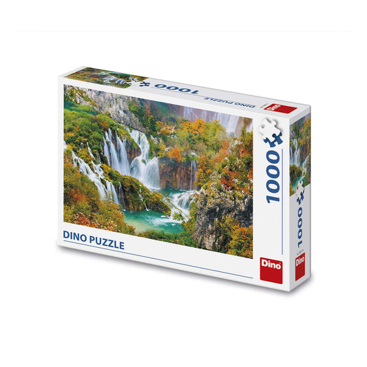 Dino Plitvička jezera puzzle, puzzle 1000 delova, slagalica Plitvička jezera, Dino puzzle za odrasle, puzzle sa vodopadima, slagalica sa prirodom, pejzaž puzzle, puzzle Hrvatska, zahtevne puzzle, slagalice za odrasle, edukativne slagalice, poklon za ljubitelje puzzli, priroda puzzle 1000 delova, Plitvice puzzle, Dino slagalica 1000 delova