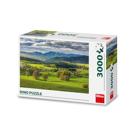 Dino Proleće u Povrazniku puzzle, puzzle 3000 delova, slagalica prolećni pejzaž, Dino puzzle za odrasle, puzzle priroda, pejzaž puzzle 3000 delova, velike slagalice za odrasle, zahtevne puzzle, slagalica sa planinama, slagalica sa livadama, puzzle sa prirodom, Dino slagalica 3000 delova, poklon za ljubitelje puzzli, panoramski pejzaž puzzle, detaljne slagalice