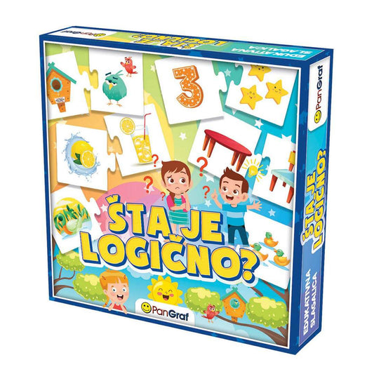 Šta je logično slagalica, edukativna slagalica za decu, igra logičkog povezivanja, logički parovi za decu, edukativna igra za predškolce, igra za razvoj logike, didaktička slagalica, puzzle sa slikama, igra za razvoj koncentracije, igra za razvoj pamćenja, učenje kroz igru, edukativne igračke za decu, poklon za predškolce