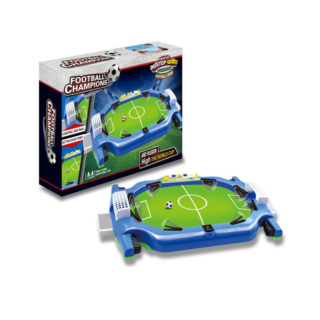 mini stoni fudbal, stoni fudbal za decu, Football Champions igra, fudbalska društvena igra, mini fudbalski teren, igra za dva igrača, fudbal sa lopticom, stoni fudbal sa komandama, dečja fudbalska igra, porodična društvena igra, igra preciznosti za decu, igra za razvoj koordinacije, fudbalska igračka, mini fudbal za kuću, poklon za ljubitelje fudbala