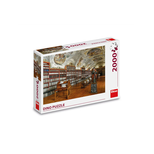 Dino Teološki hol Strahov puzzle, puzzle 2000 delova, Teološki hol Strahov slagalica, puzzle biblioteka, istorijska biblioteka puzzle, Dino puzzle za odrasle, slagalica sa knjigama, arhitektura puzzle, zahtevne puzzle 2000 delova, detaljne slagalice, slagalice za odrasle, Dino slagalica 2000 delova, poklon za ljubitelje puzzli, umetničke puzzle, enterijer biblioteke puzzle