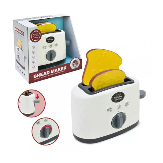 mini toster igračka, dečiji toster, toster za decu, igračka za dečiju kuhinju, kuhinjski aparat igračka, igračka za pripremu doručka, dečiji kućni aparati, toster sa ručicom, realistična kuhinjska igračka, igračka za male kuvare, igra kuvanja za decu, dodatak za dečiju kuhinju, igračka za igru uloga, poklon za decu