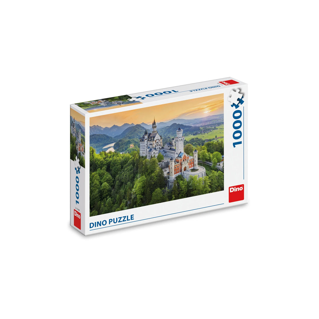 Dino Neuschwanstein puzzle, zamak Neuschwanstein slagalica, puzzle 1000 delova, puzzle sa zamkom, prolećni pejzaž puzzle, Dino puzzle za odrasle, slagalica sa dvorcem, arhitektura puzzle, pejzaž puzzle 1000 delova, zahtevne puzzle, slagalice za odrasle, Dino slagalica 1000 delova, poklon za ljubitelje puzzli, zamkovi puzzle, puzzle sa prirodom