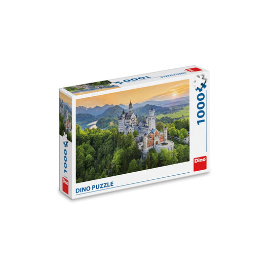 Dino Neuschwanstein puzzle, zamak Neuschwanstein slagalica, puzzle 1000 delova, puzzle sa zamkom, prolećni pejzaž puzzle, Dino puzzle za odrasle, slagalica sa dvorcem, arhitektura puzzle, pejzaž puzzle 1000 delova, zahtevne puzzle, slagalice za odrasle, Dino slagalica 1000 delova, poklon za ljubitelje puzzli, zamkovi puzzle, puzzle sa prirodom