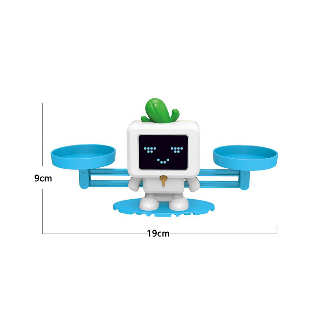 edukativna vaga robot, Balance Robot igračka, matematička igra za decu, igra za učenje brojeva, vaga sa brojevima, edukativna igračka 3+, igra za sabiranje, igra ravnoteže za decu, didaktička igračka, učenje matematike kroz igru, igra za razvoj logike, brojevi od 1 do 10, poklon za decu