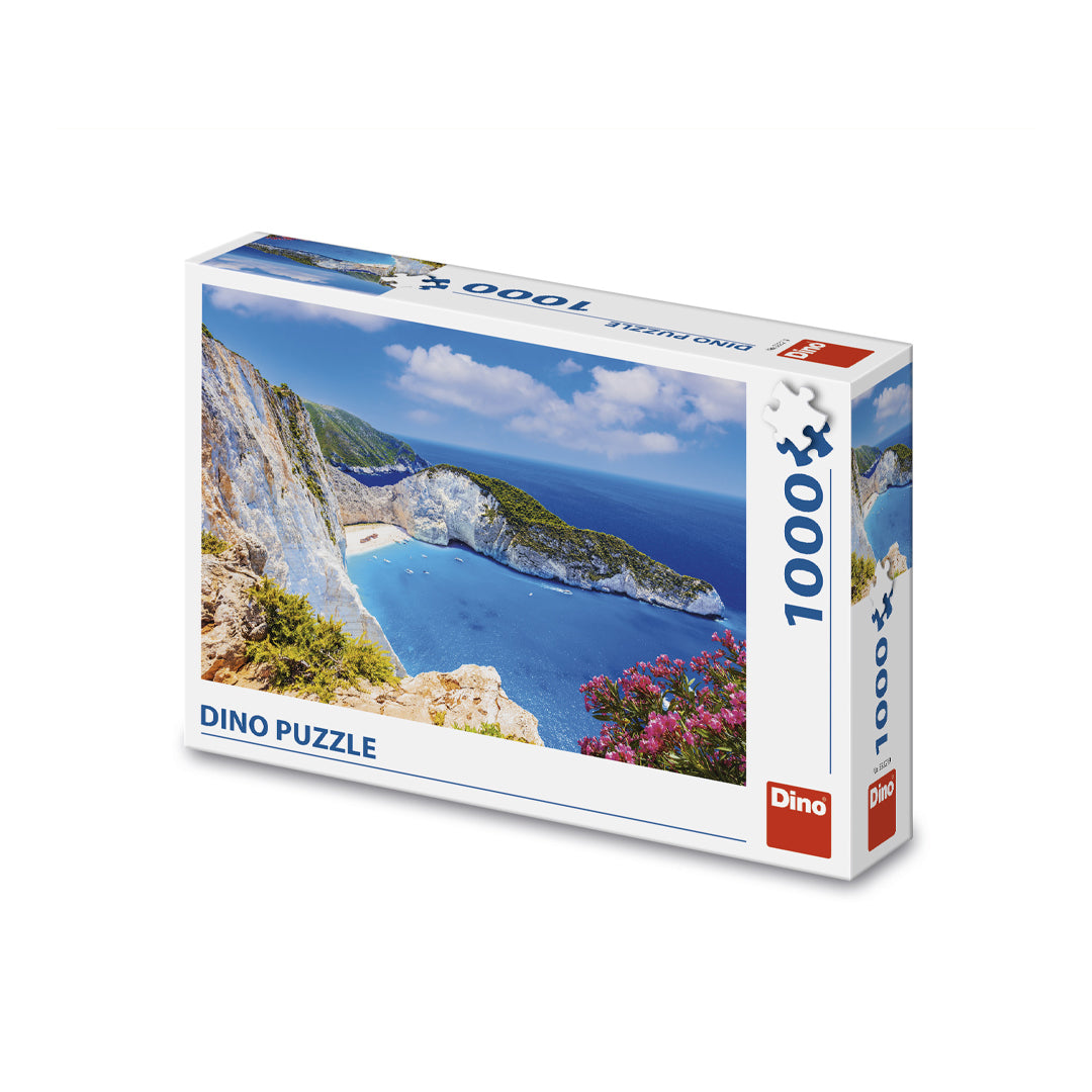 Dino Zakintos puzzle, puzzle 1000 delova, Zakintos slagalica, grčka obala puzzle, puzzle sa morem, pejzaž puzzle 1000 delova, Dino puzzle za odrasle, slagalica ostrvo Zakintos, mediteranski pejzaž puzzle, puzzle sa stenama i morem, zahtevne puzzle, slagalice za odrasle, Dino slagalica 1000 delova, poklon za ljubitelje puzzli, Grčka puzzle