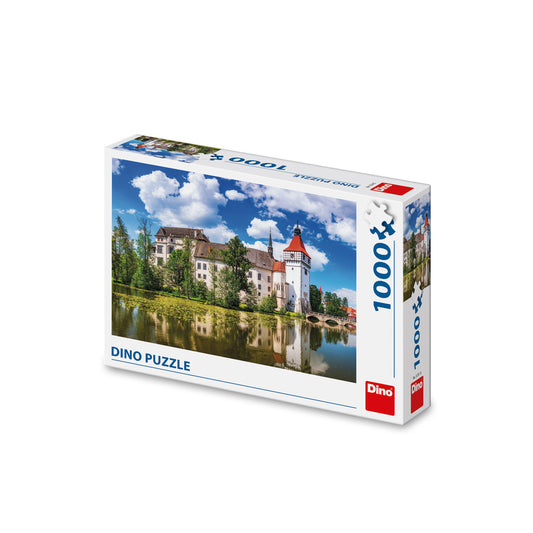 Dino Zamak Blatna puzzle, Zamak Blatna slagalica, puzzle 1000 delova, slagalica sa zamkom, Dino puzzle za odrasle, puzzle sa dvorcem, istorijski zamak puzzle, pejzaž puzzle 1000 delova, slagalica sa prirodom, arhitektura puzzle, zahtevne puzzle, slagalice za odrasle, Dino slagalica 1000 delova, poklon za ljubitelje puzzli, puzzle sa jezerom