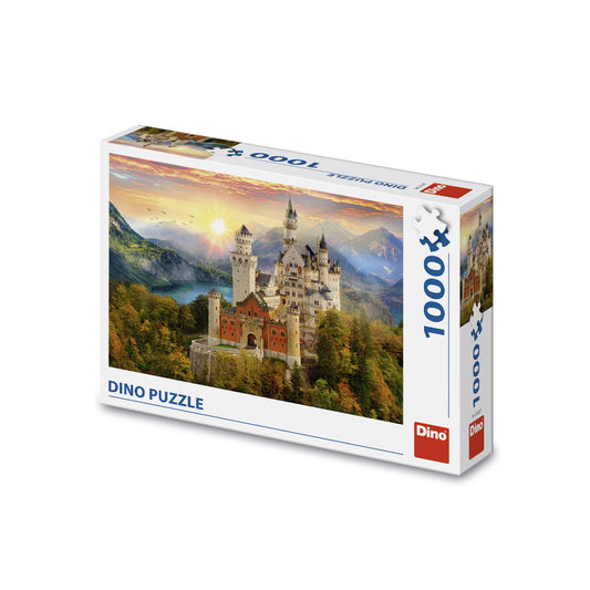 Dino Neuschwanstein puzzle, zamak Neuschwanstein slagalica, puzzle 1000 delova, Dino puzzle za odrasle, slagalica sa zamkom, pejzaž puzzle, puzzle sa dvorcem, planinski pejzaž slagalica, zahtevne puzzle, slagalice za odrasle, Dino slagalica 1000 delova, poklon za ljubitelje puzzli, zamkovi puzzle, dekorativna slagalica, puzzle sa prirodom